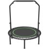 Skladací mini trampolína 40 inch nosnosť 330lbs, 4 polohy penové madlo