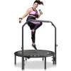 Skladací mini trampolína 40 inch nosnosť 330lbs, 4 polohy penové madlo