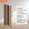 Akustické lamelové panely mdf 7.9×94.5 inch svetlý dub proti hluku