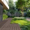 Zámkové dlaždice na terasu plast imitácia dreva 27 ks 12"×12" 27 sq. ft