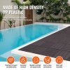 Zámkové dlaždice na terasu 54 ks 12"×12" 54 sq. ft plast tmavohnedé