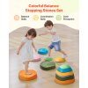 Skákacie kamene pre deti 6 ks, nosnosť do 220 lb, protišmyk 3–8+ rokov