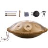 Handpan bubon 55.9cm 9 tónov d-moll oceľový s paličkami pre dospelých