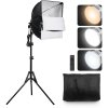 Softbox osvetlenie 40×40 cm (16×16 inch) 3000–6500K nastaviteľné