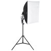 Softbox osvetlenie 60×60 cm, 30W led, 5500K, nastaviteľný statív