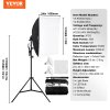 Softbox osvetlenie 60×60 cm, 30W led, 5500K, nastaviteľný statív