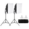 Softbox osvetlenie 60×60 cm, 30W led, 5500K, nastaviteľný statív