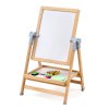Detský drevený maliarsky stojan 2v1 s magnetickou a kriedovou tabuľou