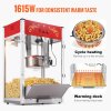 Popcornovač 1615W, 16 Oz ketlík temperované sklo, 3 nerezové naberačky
