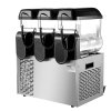 Stroj na mrazené nápoje 3×12 L nerezová oceľ 144 pohárov na margaritu