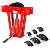 Hydraulický ohýbač rúrok 12t ručný, 6 matríc 1/2"–2", 90–180° valčeky