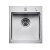 Nerezový kuchynský drez 40 cm 304 vsadený jednokomorový farmársky