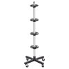 Stojan na pneumatiky na kolieskach pre 4 ks do 225mm, nosnosť 220LBS