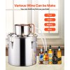 Domáci destilátor alkoholu 8 gal / 30 l nerez s medenou špirálou