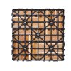 Drevené zamykacie dlaždice, kamforové drevo, 10 ks, 12×12", vodeodolné