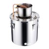 Alkoholový destilátor 8 gal/30 l nerez/medená špirála/teplomer/pumpa