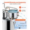 Destilátor alkoholu 8 gal/30 l nerez medená cievka duálny kondenzátor