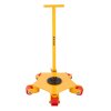 Presúvač strojov 8800 lbs, 360° otočný čap, pu otočné kolieska