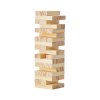 Drevená veža na skladanie 54 blokov z borovice s úložným boxom