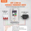 Menič frekvencie 3hp 2.2kw 5a, 3fáz 380v vstup, 0-380v výstup 0-2000hz