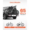 Nosič na 2 bicykle na 5 cm zásuvku, nosnosť 65 kg, uzamykateľný