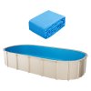 Vložka do nadzemného bazéna 16.4×9.8 ft, vinyl, u-inbead, 47in výška