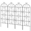 Záhradná mriežka pre popínavé rastliny 71×20 in, 4 ks, antikorózny kov
