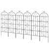 Sada 6 mriežok pre popínavé rastliny, antikorózny kov, 71×20 in