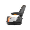 Sedadlo univerzálne s odpružením, nastaviteľné operadlo, opierky a pás