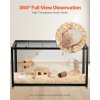Klietka pre hlodavce, priehľadná 360°, vetraná, 37.8×18.5×21.7 in