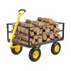 Záhradný oceľový vozík, nosnosť 1400 lbs, 13" terénne kolesá