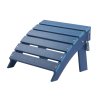 Podnožka k adirondack stoličke hdpe skladacia 15.7×18.9×13 inch modrá