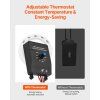 Solárny strešný ventilátor 12 inch 1300 cfm s termostatom a mriežkou