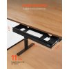 Výsuvná zásuvka pod stôl 33×9×4 in, montáž pod pracovnú dosku