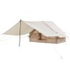 Nafukovací stan 3–5 osôb 300D oxford 4 sezóny, prístrešok, 2 dvere