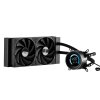 Aio chladič cpu 120mm pwm s pumpou, 1 ventilátor 1.8" displej, 2200rpm