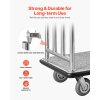 Vozík na batožinu nosnosť 750 LBS, sivý koberec, kolesá 6-inch