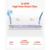Ultrafialový čistič vody 55W 12GPM 220V nerezové telo na celý dom