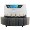 Triedič a počítadlo pre 8 euro mincí, kapacita 850, lcd, 5 trubíc