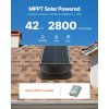 Solárny strešný odťahový ventilátor 42W, 2800 CFM, diaľkové ovládanie