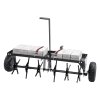Ťahaný aerátor trávnika 40-inch, univerzálny hák, železné hroty