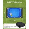 Podložka pod bazénovú fóliu 12×24 ft, geotextilná, proti prepichnutiu