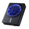 Podsedadlový subwoofer 10" 440W tenký, modré led, s zosilňovačom