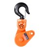 Rozoberateľná kladka s otočným hákom 2 ton, 3" kotúč, pre 3/8" lano