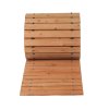 Drevený záhradný chodník v role 24 ft × 17 in, cedrový, protišmykový