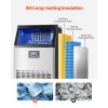Výrobník ľadu 100lb/24h, zásobník 33lb, 45 kociek/15min, led displej