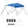 Bimini strecha 600D polyester, hliníkový rám, 72"L×(79"-84")W×46"H