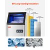 Výrobník ľadu 100lbs/24H, zásobník 16lbs, 36 kociek/15min, displej