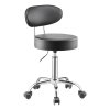 Dielenská stolička s operadlom, pneumatická, 360°, nosnosť 300 lbs