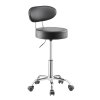 Dielenská stolička s operadlom, pneumatická, 360°, nosnosť 300 lbs